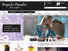 Tablet Screenshot of acapulco-paradiso.com